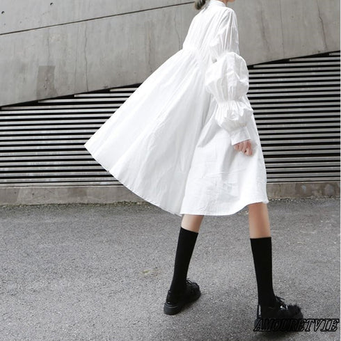 アシンメトリープリーツワンピース ビッグサイズ /レディース モレビー|モード系ファッションブランド