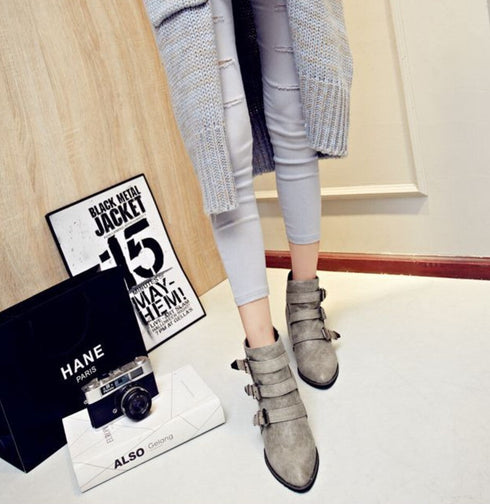 ショートブーツ ヒール スタイリッシュ /レディース モレビー|モード系ファッションブランド