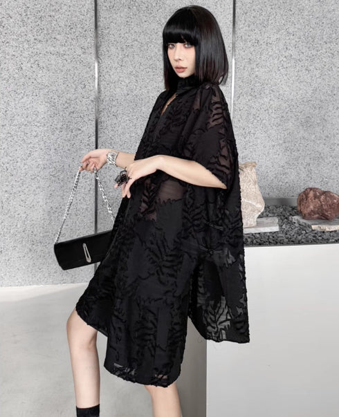 セットアップ 上下セット 半袖シャツ ショートパンツ メッシュ /レディース モレビー|モード系ファッションブランド