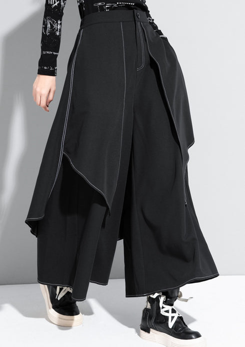 中性的 レイヤードワイドパンツ 袴パンツ /ユニセックス ・メンズ モレビー|モード系ファッションブランド