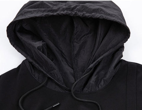 モダンアシンメトリー長袖Tシャツ/カットソー ブラック ホワイト /レディース モレビー|モード系ファッションブランド