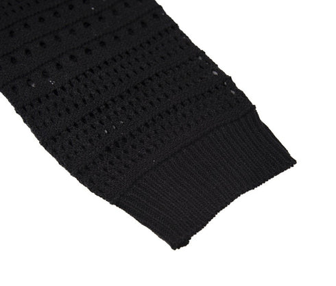 アシンメトリーオープンニットロングシャツ /レディース モレビー|モード系ファッションブランド