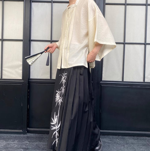 和風モダン羽織風Tシャツ /ユニセックス ・メンズ モレビー|モード系ファッションブランド