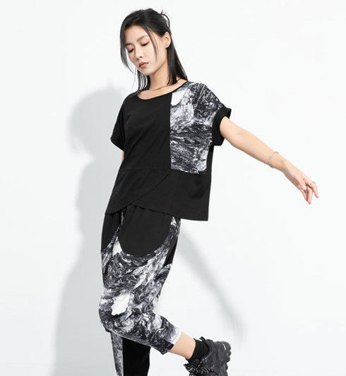 ルーズスタイルカジュアルTシャツ/カットソー 半袖シャツ /レディース モレビー|モード系ファッションブランド