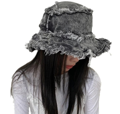 モダンダメージスタイルハット /ユニセックス ・メンズ モレビー|モード系ファッションブランド