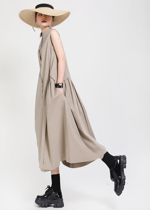 シック&モダンノースリーブロングワンピース おしゃれ /レディース モレビー|モード系ファッションブランド