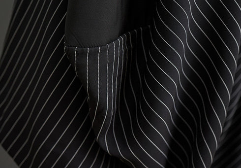 中性的 ゆったり袴パンツ クロップドパンツ ストライプ /ユニセックス ・メンズ モレビー|モード系ファッションブランド