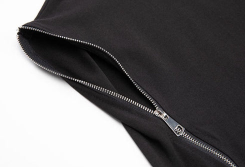 ノースリーブTシャツ ショート丈 クロップドシャツ ドロップショルダー /レディース モレビー|モード系ファッションブランド