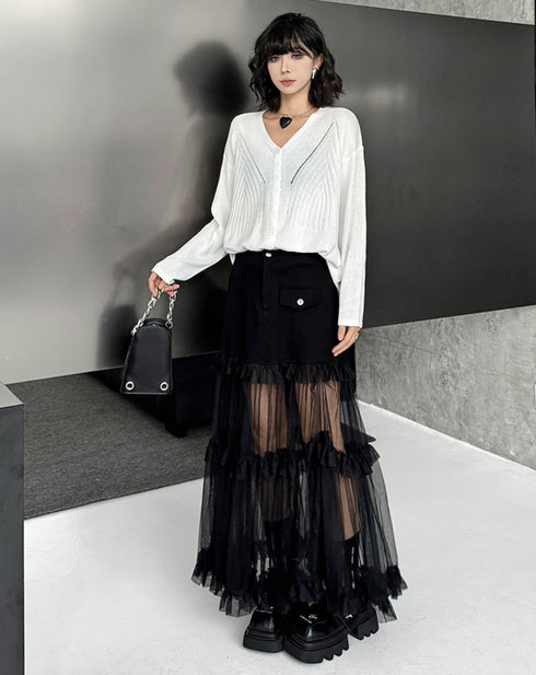 スタイリッシュモダンカーディガン/レディース モレビー|モード系ファッションブランド