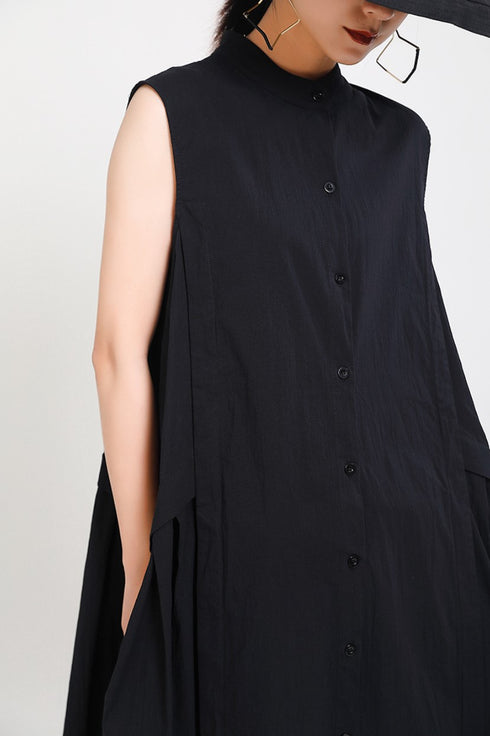 シック&モダンノースリーブロングワンピース おしゃれ /レディース モレビー|モード系ファッションブランド