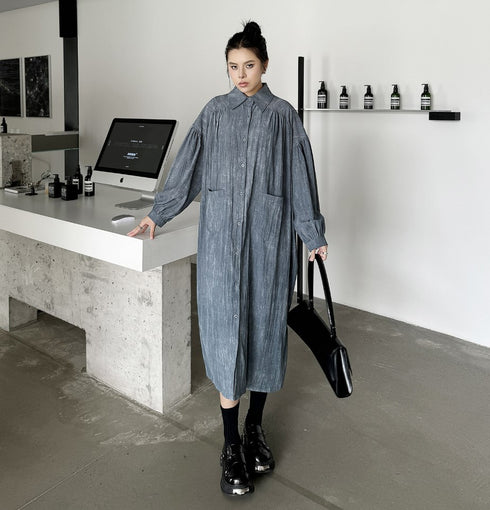 絞り染め風レトロクラシカルロングワンピース おしゃれ 綺麗 /レディース モレビー|モード系ファッションブランド