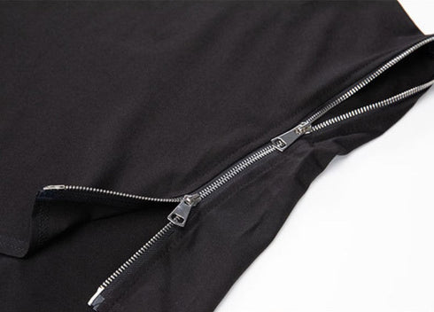 ノースリーブTシャツ ショート丈 クロップドシャツ ドロップショルダー /レディース モレビー|モード系ファッションブランド