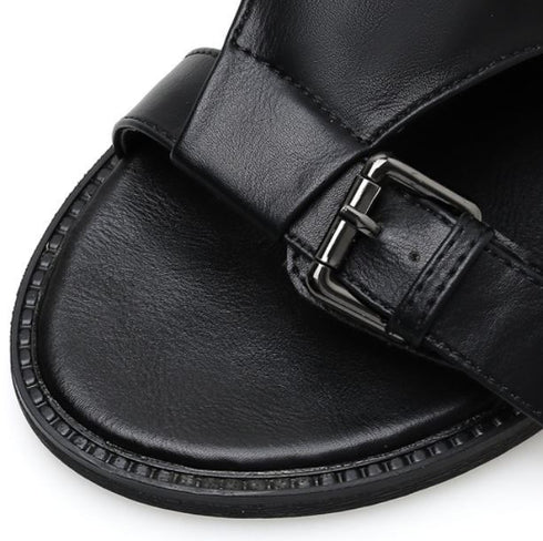 シューズ 靴 ミュール レザーサンダル おしゃれ /レディース モレビー|モード系ファッションブランド