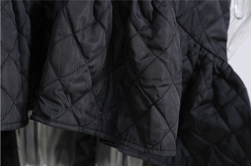 キルティングミディ丈ワンピース スタイリッシュ コットン /レディース モレビー|モード系ファッションブランド