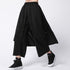 アシンメトリー袴パンツ ブラック /ユニセックス ・メンズ モレビー|モード系ファッションブランド