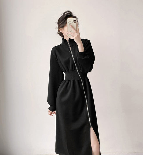 アシンメトリーワンピース オールインワン ブラック /レディース モレビー|モード系ファッションブランド