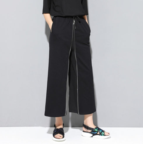 ツーピース風ワイドパンツ スカート風 八分丈 /レディース モレビー|モード系ファッションブランド