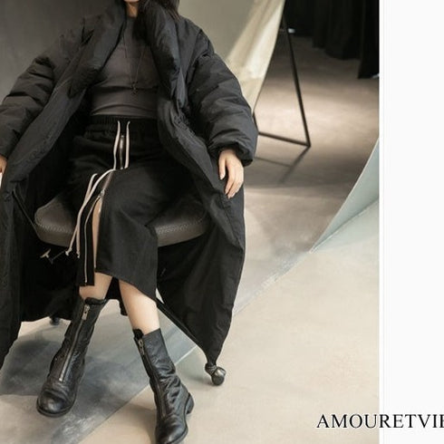 アシンメトリーダウンジャケット/ダウンコート /ユニセックス ・メンズ モレビー|モード系ファッションブランド