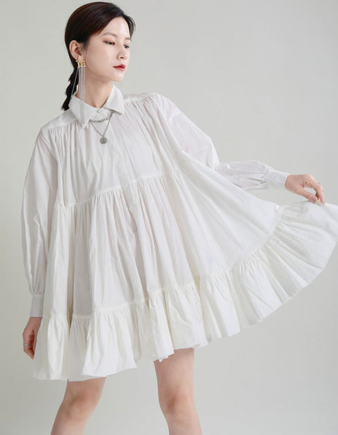 ミディ丈プリーツおしゃれワンピース /レディース モレビー|モード系ファッションブランド