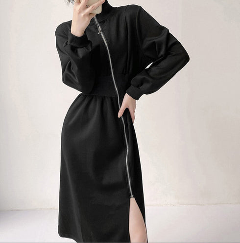 アシンメトリーワンピース オールインワン ブラック /レディース モレビー|モード系ファッションブランド