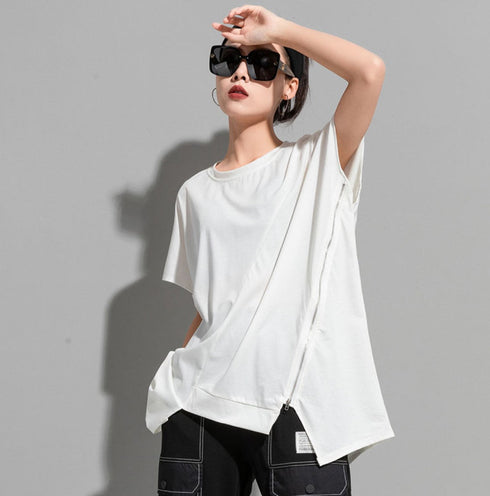 ドロップショルダー半袖Tシャツ/カットソー /レディース モレビー|モード系ファッションブランド