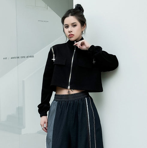 ショート丈スタイリッシュジャケット /レディース モレビー|モード系ファッションブランド