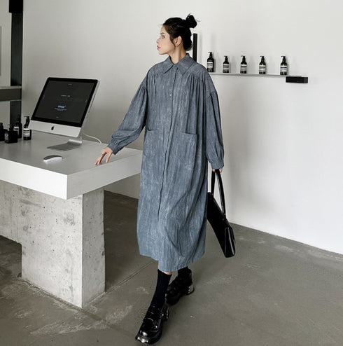 絞り染め風レトロクラシカルロングワンピース おしゃれ 綺麗 /レディース モレビー|モード系ファッションブランド