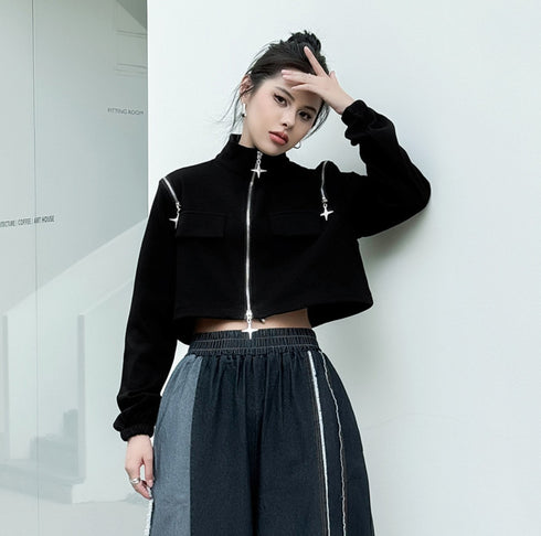 ショート丈スタイリッシュジャケット /レディース モレビー|モード系ファッションブランド