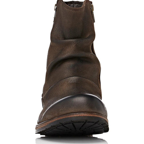 レトロスタイルレザーチェルシーブーツ /メンズ モレビー|モード系ファッションブランド