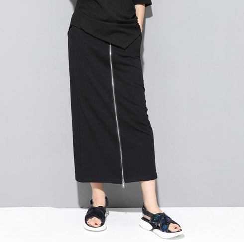 ツーピース風ワイドパンツ スカート風 八分丈 /レディース モレビー|モード系ファッションブランド
