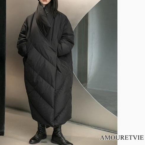 アシンメトリーダウンジャケット/ダウンコート /ユニセックス ・メンズ モレビー|モード系ファッションブランド