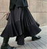 レイヤード風アシンメトリープリーツロングスカート ブラック 黒 /レディース モレビー|モード系ファッションブランド
