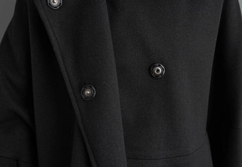 個性派ブラックポンチョ/ジャケット /レディース モレビー|モード系ファッションブランド