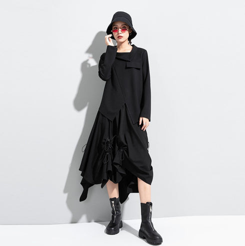 アシンメトリーモノトーンスウェット /レディース モレビー|モード系ファッションブランド