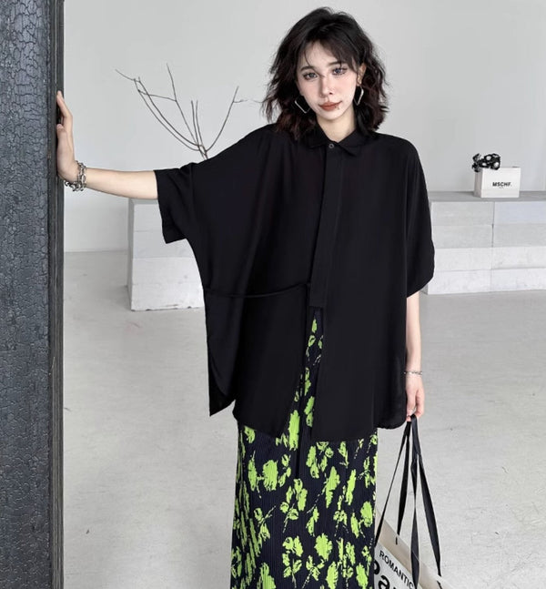 和風羽織風シャツ/ブラウス ビッグスリーブ オーバーサイズ /レディース モレビー|モード系ファッションブランド