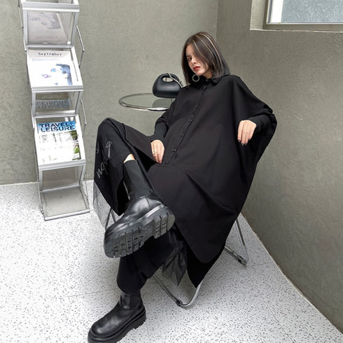 シック&モダンロングシャツワンピース おしゃれ 大人 /レディース モレビー|モード系ファッションブランド