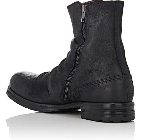 レトロスタイルレザーチェルシーブーツ /メンズ モレビー|モード系ファッションブランド