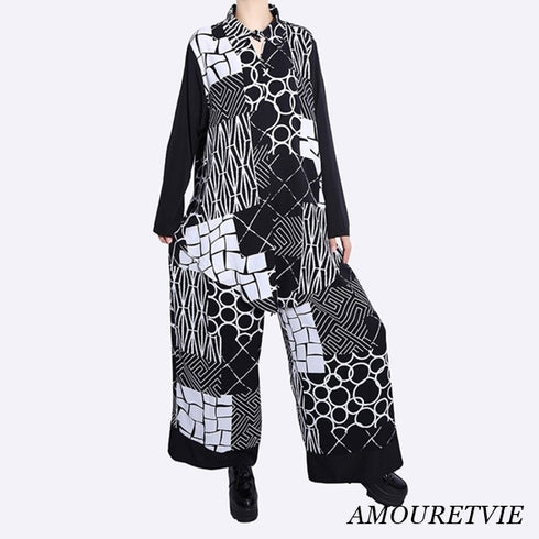 上下セット セットアップ 長袖シャツ カジュアルパンツ 大人カジュアル /レディース モレビー|モード系ファッションブランド