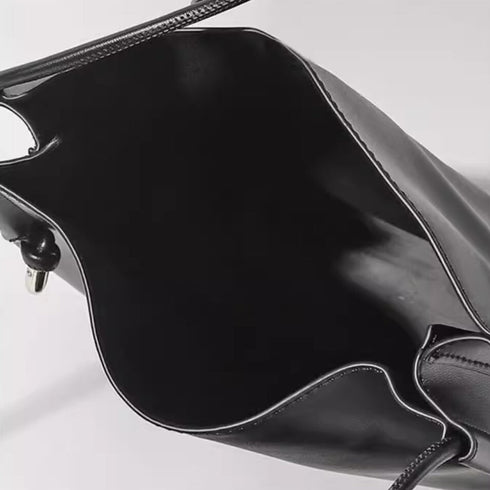 レザートートバッグ ショルダーバッグ レザーバッグ ブラック /ユニセックス ・メンズ モレビー|モード系ファッションブランド