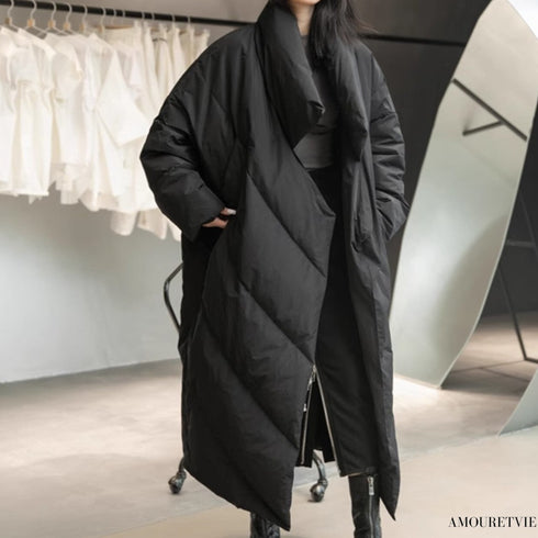 アシンメトリーダウンジャケット/ダウンコート /ユニセックス ・メンズ モレビー|モード系ファッションブランド