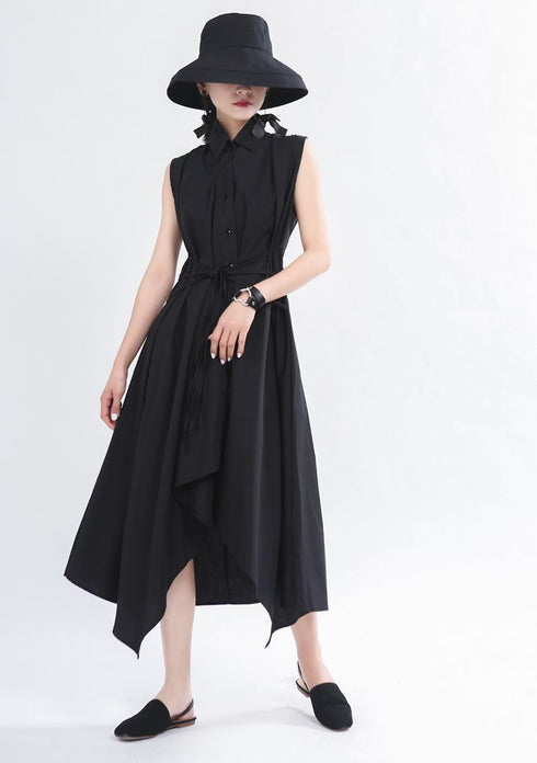 スタイリッシュノースリーブロングワンピース /レディース モレビー|モード系ファッションブランド
