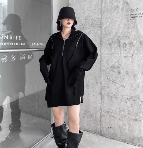 ビッグサイズパーカー/スウェット ロング丈 /レディース モレビー|モード系ファッションブランド