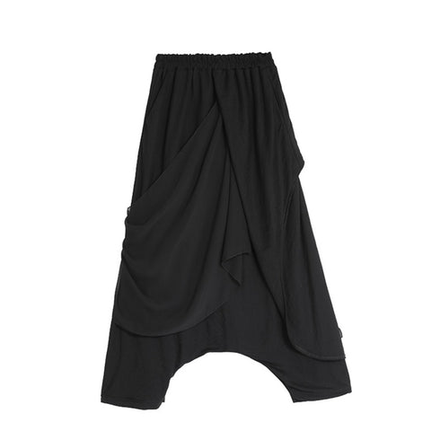 ガウチョパンツ バギーパンツ シフォン /ユニセックス ・メンズ モレビー|モード系ファッションブランド