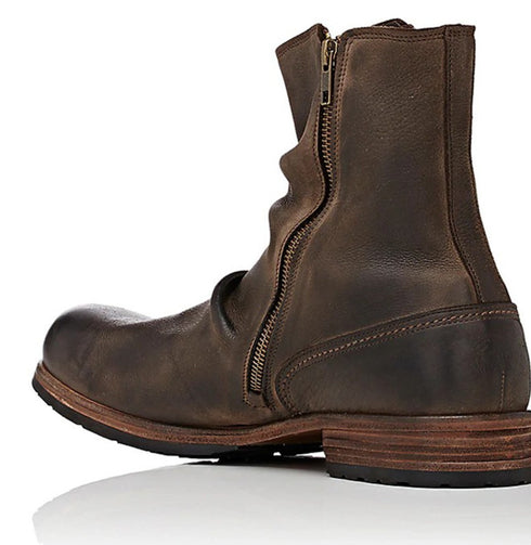 レトロスタイルレザーチェルシーブーツ /メンズ モレビー|モード系ファッションブランド