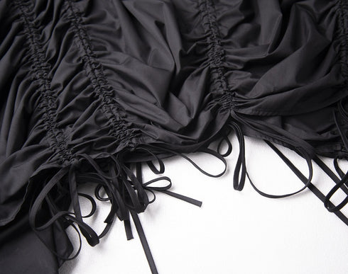 ギャザー仕様2WAYロングスカート /レディース モレビー|モード系ファッションブランド