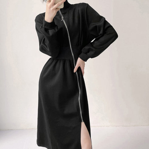 アシンメトリーワンピース オールインワン ブラック /レディース モレビー|モード系ファッションブランド