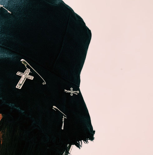 帽子 ハット ブラック /ユニセックス ・メンズ モレビー|モード系ファッションブランド