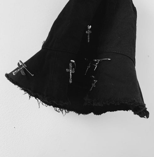 帽子 ハット ブラック /ユニセックス ・メンズ モレビー|モード系ファッションブランド