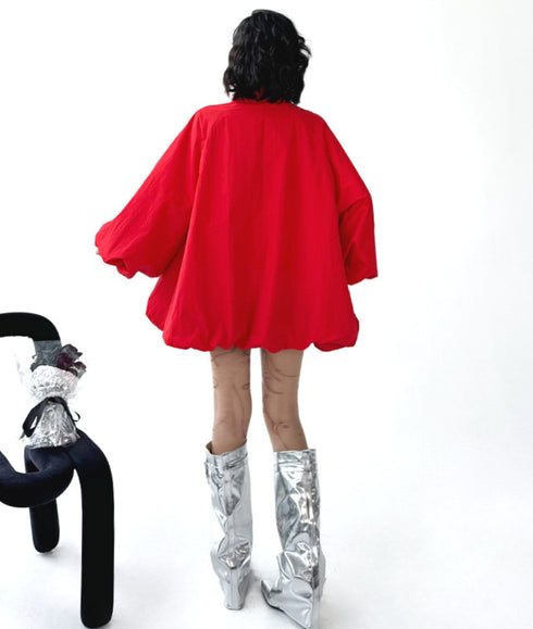 Aラインふんわりモダンジャケット /レディース モレビー|モード系ファッションブランド