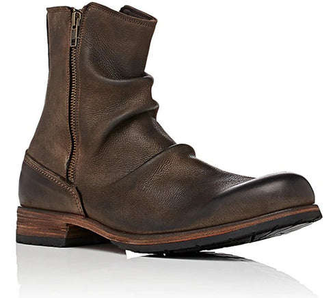 レトロスタイルレザーチェルシーブーツ /メンズ モレビー|モード系ファッションブランド